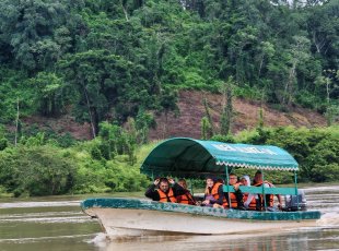 Na řece Osumacinta na cestě k Yaxchilánu