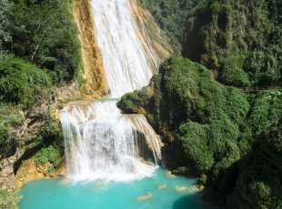 Majestátní vodopád El Chiflón