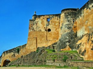 Fort Jesus, portugalská pevnost v Mombase
