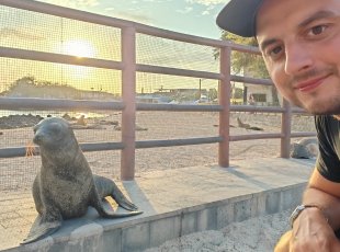 Selfie průvodce s přátelským lachtanem