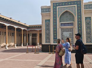 Mausoleum bývalého presidenta Karimova