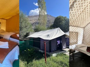 Naše stany během expedice v Ladaku