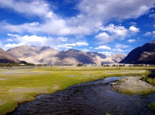 Malebné údolí Nubra