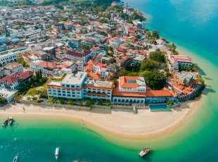 Stone Town z ptačí perspektivy