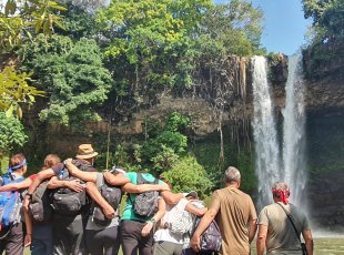 Majestátní vodopád Isibula