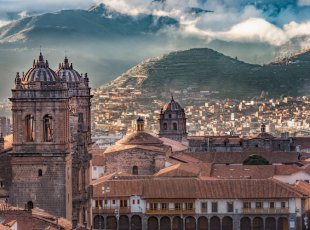 Panoramatický výhled na Cuzco